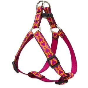 LupinePet Originals 3/4" Heart to Heart Design 15-21" Girth Step In Harness